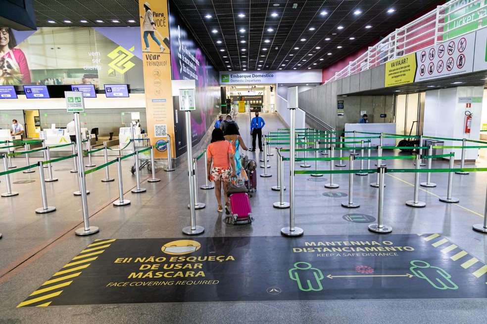 Durante pandemia Aeroporto de Brasília