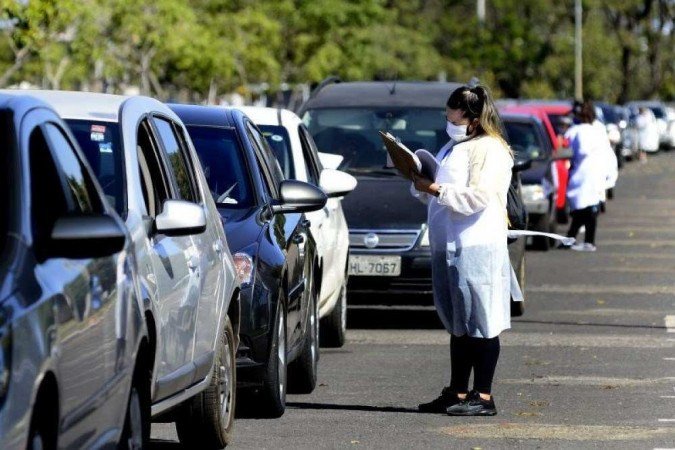 Vacinação: No total, serão destinadas a esse público 21,5 mil doses do imunizante Janssen. Foto: Marcelo Ferreira/CB/D.A Press.