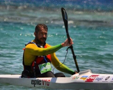 Paratleta: Treinando há cinco anos, ele é primeiro brasileiro campeão de canoagem oceânica. Foto: Instagram