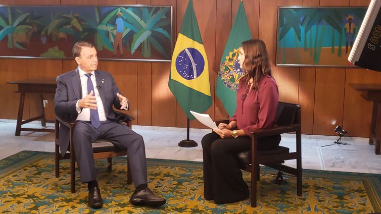 Bolsonaro falou com exclusividade para a Rádio Nacional. Ele também falou sobre outras frentes. Foto: Divulgação/Empresa Brasil de Comunicação