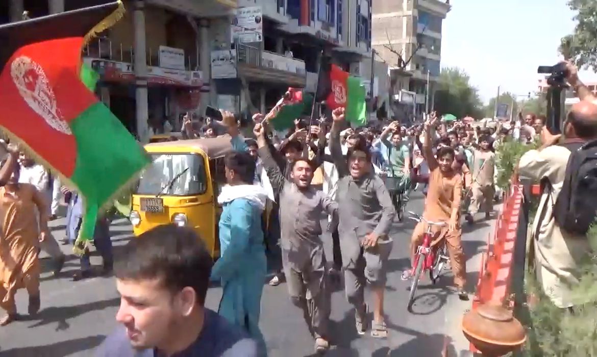 Talibã tomou o controle do Afeganistão no fim de semana. Movimento colocou milhares de civis e militares em fuga. Foto: Pajwok Afghan News/Divulgação via REUTERS/Agência Brasil