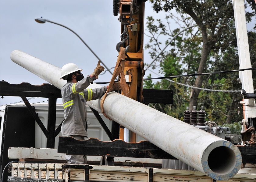 Santa Maria, Ceilândia, Sobradinho e Vicente Pires terão postes trocados nesta terça-feira (24). Foto: Agência Brasília