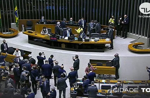 Dos 8 deputados eleitos na capital, 4 foram favoráveis à medida, 3 contra e 1 estava ausente Foto: Reprodução/TV Câmara