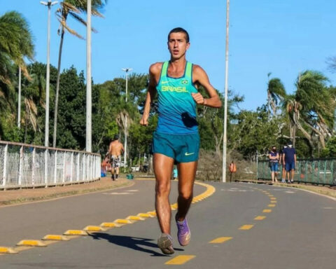 Caio Bonfim: Atleta de Sobradinho não conseguiu repetir o desempenho do Rio-2016, quando chegou na 4ª posição. Foto: Divulgação