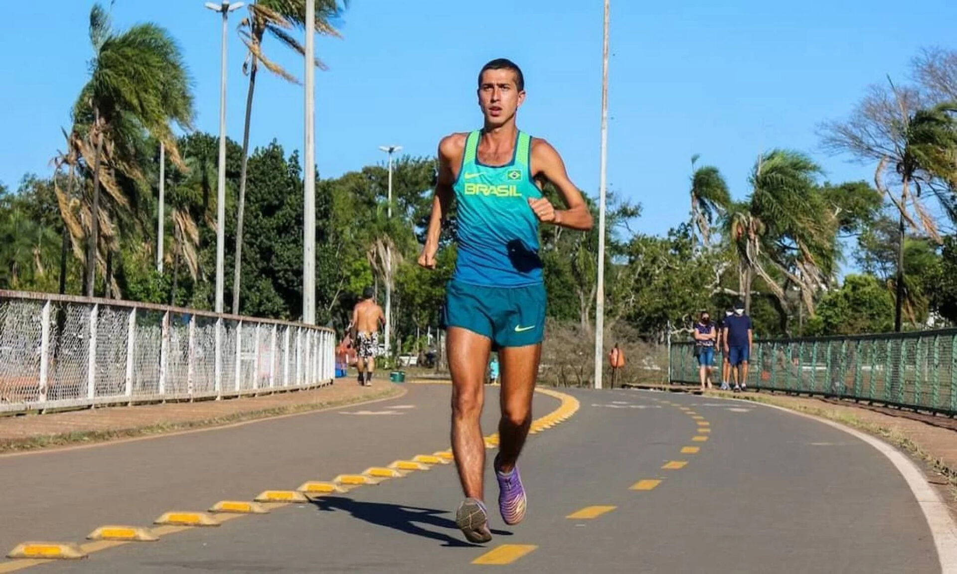 Caio Bonfim: Atleta de Sobradinho não conseguiu repetir o desempenho do Rio-2016, quando chegou na 4ª posição. Foto: Divulgação