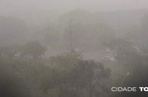 Inmet informou que há possibilidade de chuva com a formação de muitas nuvens. Foto: Reprodução/Twitter