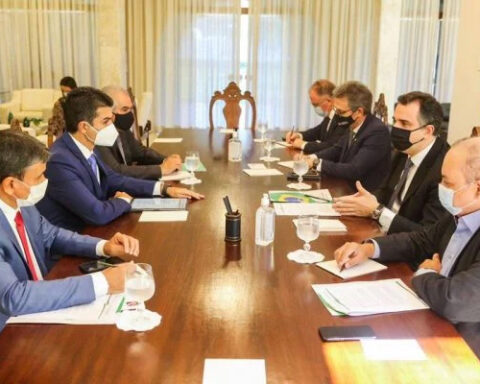 Reunião dos Poderes: Este é o segundo encontro de chefes dos Executivos locais em pouco mais de uma semana. Foto: Pedro Gontijo/ Senado Federal