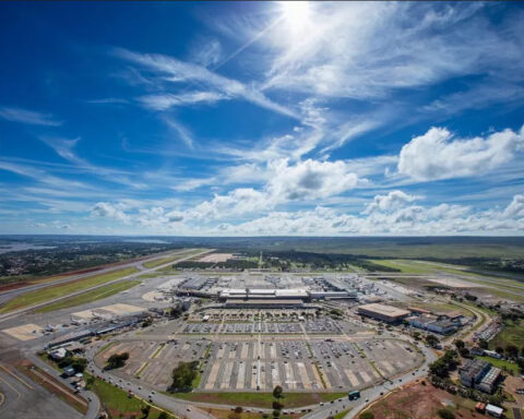 Aeroporto: O bloqueio será realizado em dois pontos da alça e vai durar cerca de 15 dias. Foto: Infraero/Divulgação