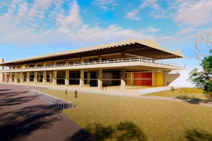 Local do antigo Touring Club será usado para a construção do novo Museu da capital federal. Foto: Arte/Agência Brasília