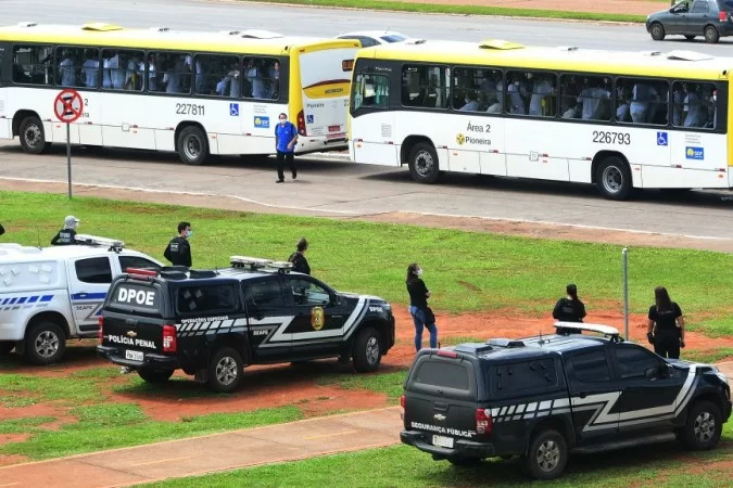 Sexta, 19, a Justiça liberou 1.979 detentos da Papuda e do CPP, no penúltimo saidão do ano. Foto: Ed Alves/CB/D.A. Press.