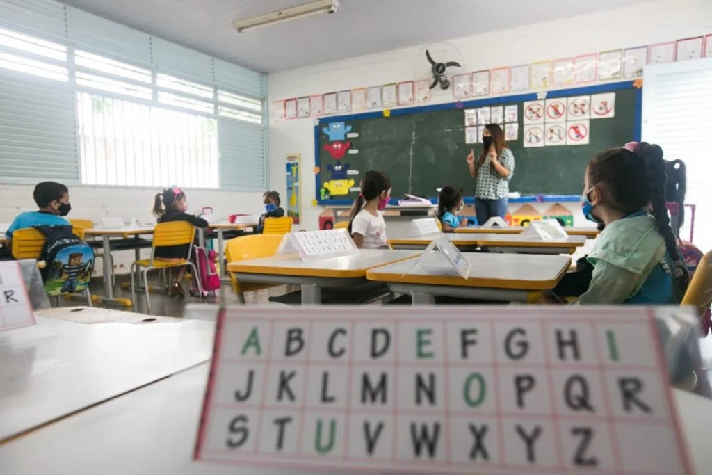 Aulas: Retorno ocorre nesta quarta nas escolas públicas do DF. Contrário à medida, Sinpro convocou paralisação de professores. Foto: Rafaela Felicciano/Metrópoles