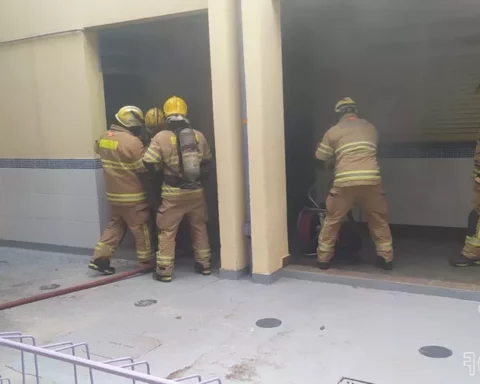 Incêndio: Secretaria de Educação informou que aulas serão remotas nesta terça, 16 para que local passe por perícia. Foto: PCDF/Divulgação