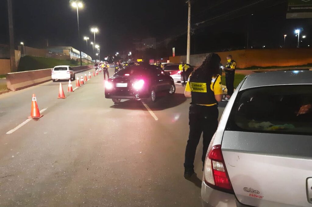 Detran: Ação faz parte da Operação Boas Festas, que tem o objetivo de coibir a combinação entre álcool e direção. Foto: Divulgação/Detran-DF