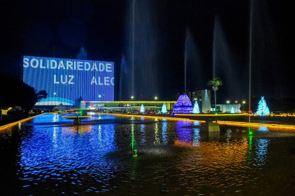 Brasília Iluminada terá apresentações musicais e teatrais no espaço Céu de Brasília, além do Trenó Luz com Papai Noel. Foto: Divulgação