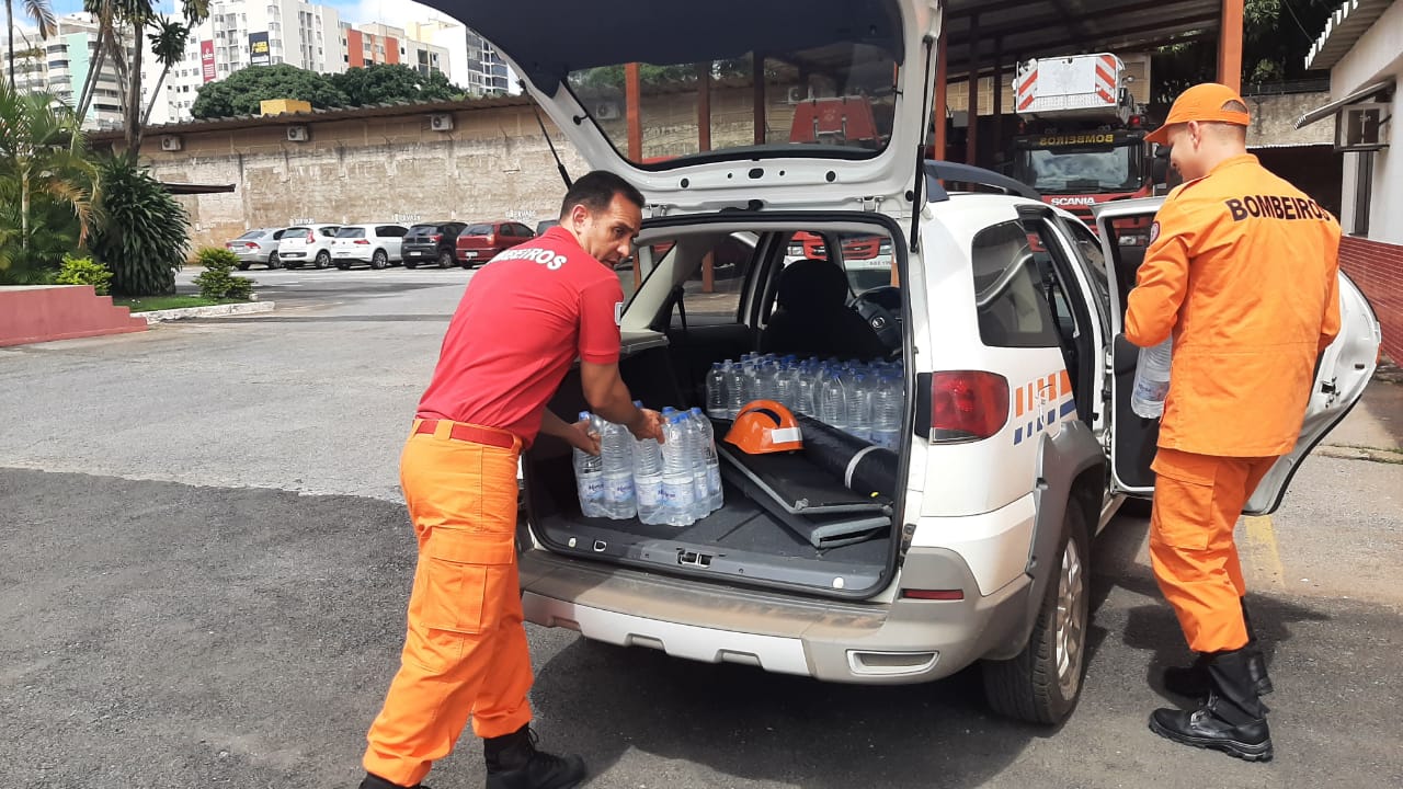 Militares do GDF: Arrecadação de donativos para municípios baianos em emergência podem ser entregues nos quarteis e delegacias do DF. Foto: Divulgação