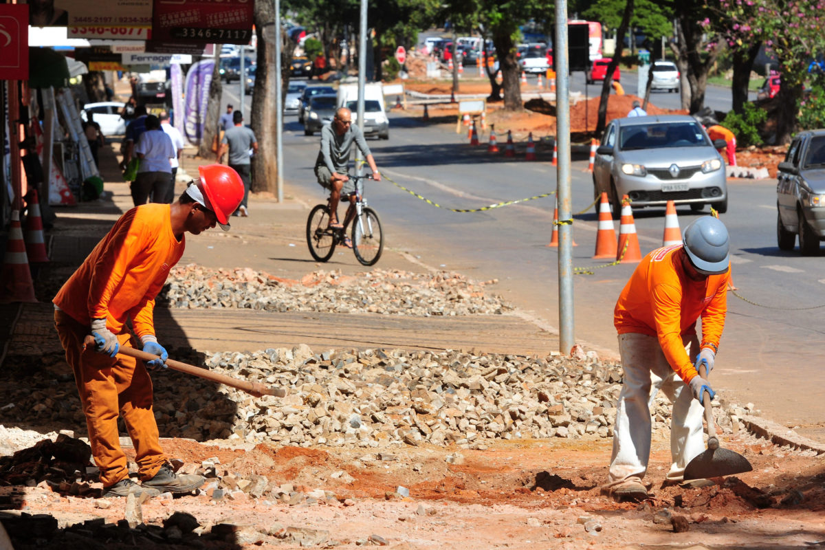 Serviços de reforma serão executados entre as quadras 703 e 715 do Setor de Habitações Individuais Geminadas Sul. Foto: Acacio Pinheiro