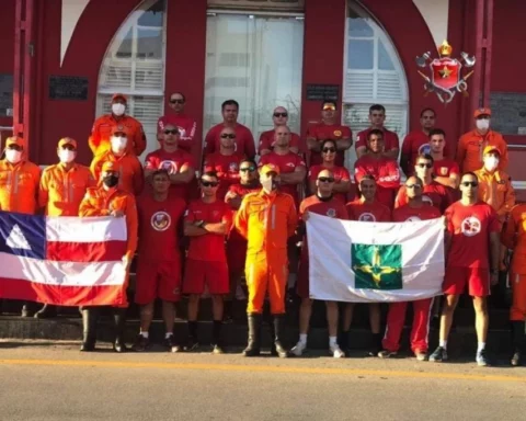 Retirada dos bombeiros do sul do estado ocorre após término das chuvas e fim do risco de novas enchentes. Foto: CBMDF/Divulgação