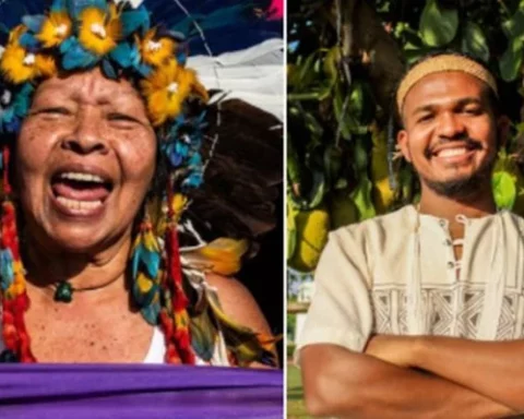 Candidatura formada pelo líder indígena Bruno Wrýpãtwir Kanela e a ativista Airy Gavião, do povo Gavião Parkatêjê, entre outros. Foto: Reprodução / Instagram