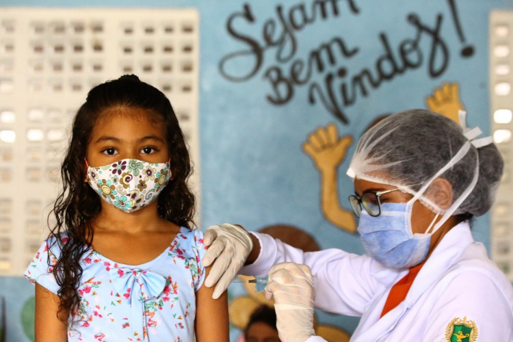 No domingo, 23, apenas quatro postos dispunham vacina para crianças de 5 a 11 anos no DF. Foto: Divulgação