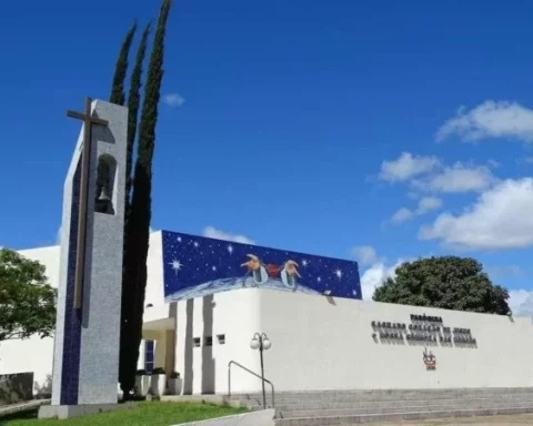 Paróquia Sagrado Coração de Jesus e Nossa Senhora das Mercês foi construída antes da capital. Foto: Divulgação/ Sagrado Mercês