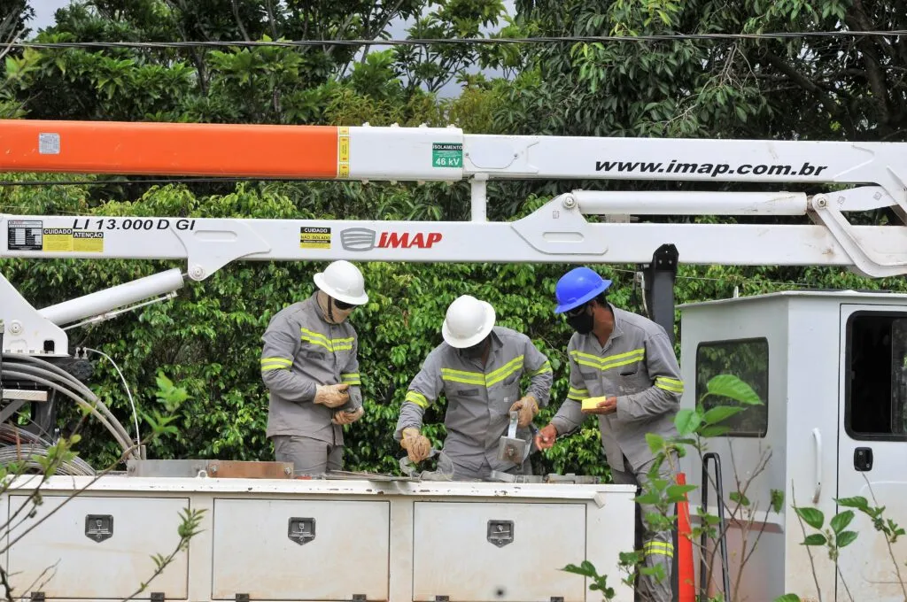 Energia: Serão feitos serviços de manutenção e poda de árvores em São Sebastião, Paranoá, Vicente Pires, Lago Sul e Arniqueira. Foto: Divulgação