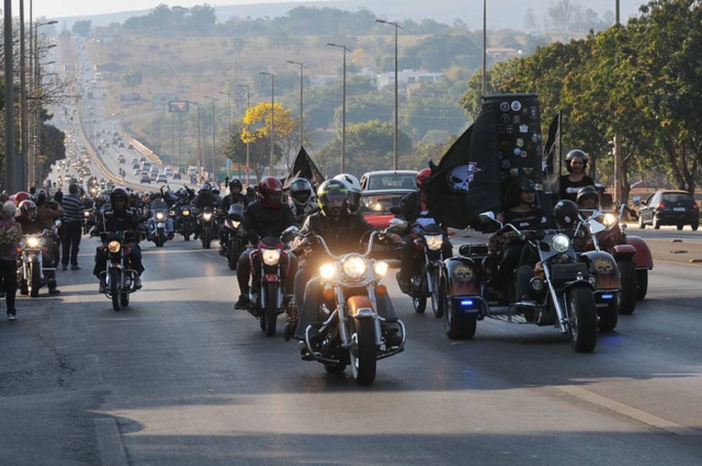 Rota Brasília sobre Rodas: Ocasião será marcada por passeio que terá participação do grupo feminino de motociclistas Ladies Harley. Foto: Renato Araújo/Agência Brasília