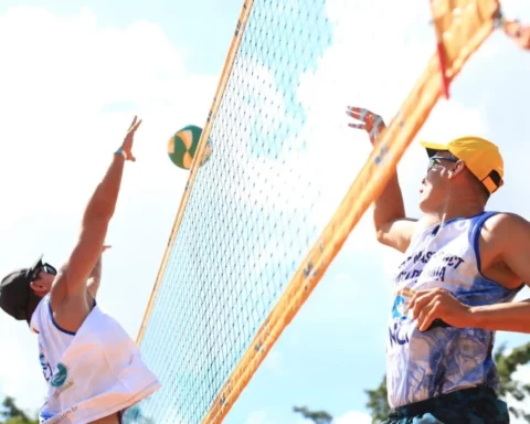 Vôlei de Praia: Competição organizada pelo Nosso Centro de Treinamento reúne atletas acima de 35 anos. Foto: Rafaela Felicciano/Metrópoles