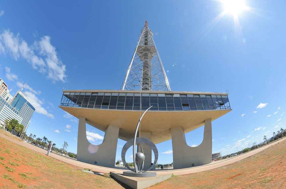 Torre de TV: Programação comemorativa vai desta quarta-feira (9) a sábado, com espetáculos visuais. Foto: Divulgação