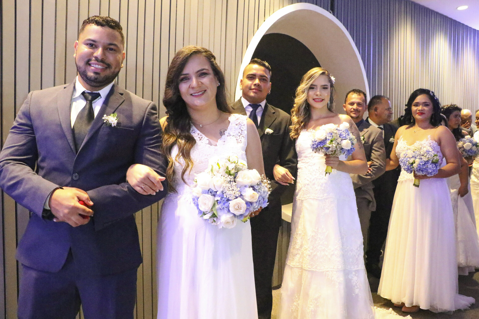 Casamento Comunitário: Com as uniões celebradas neste domingo (10), total de matrimônios chega a 228. Foto: Geovana Albuquerque/ Agência Brasília