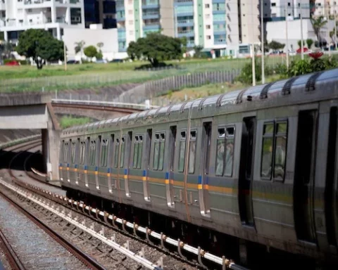 Metrô-DF: Problema foi registrado em Samambaia, na manhã desta quarta-feira (20/4). Falha ocorreu por volta das 6h. Foto: Rafaela Felicciano/Metrópoles