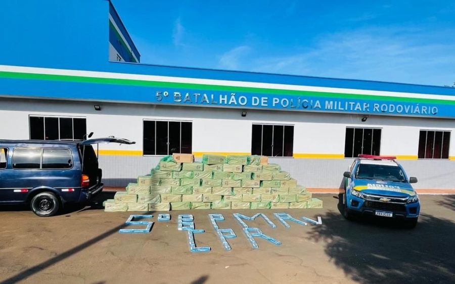 Uma das ações durante o feriado resultou na apreensão de 33 quilos de drogas. Foto: SSP-GO