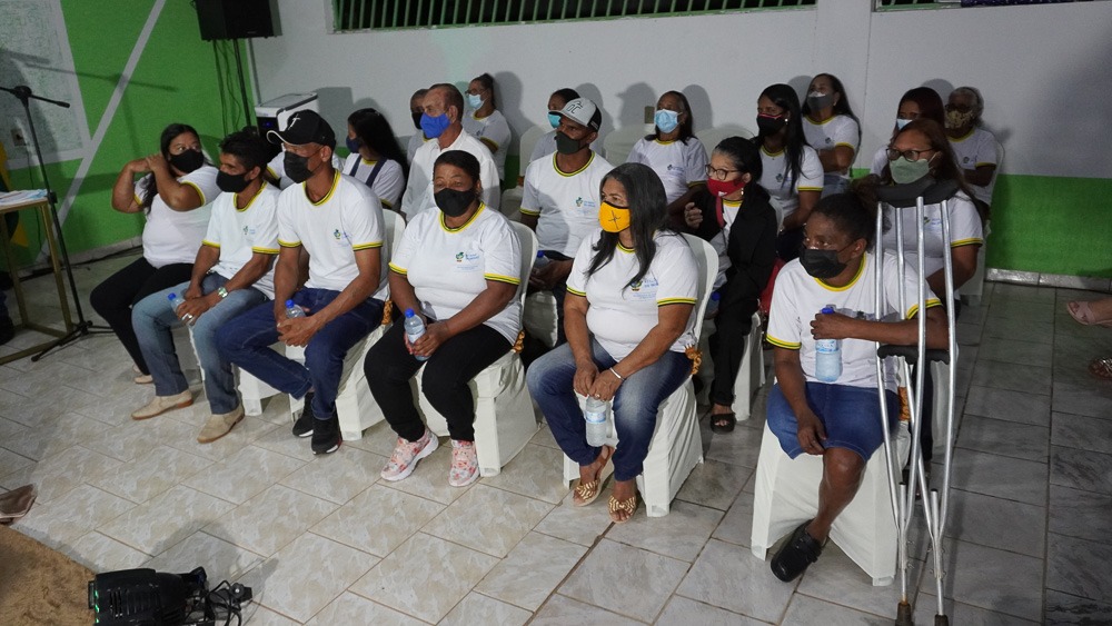 Turma do projeto Alfabetização e Família do Governo de Goiás, em Alvorada do Norte. Foto: Divulgação