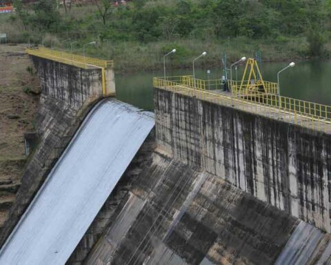 Barragem do Descoberto é responsável pelo abastecimento de água de 60% da população do Distrito Federal. Foto: Divulgação