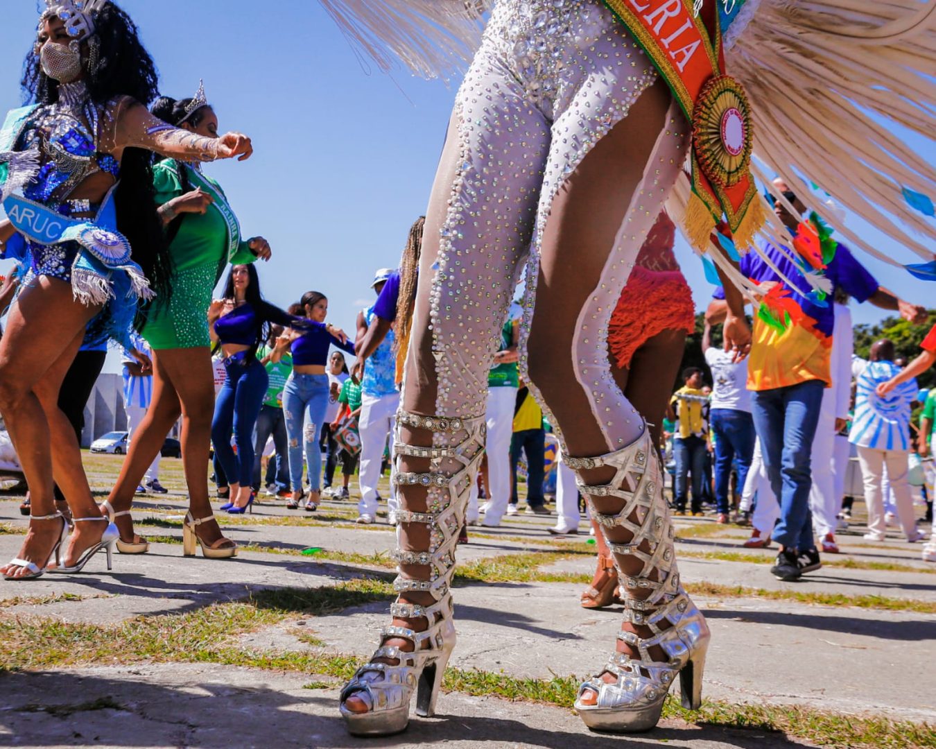 Edital de Apoio das Atividades Carnavalescas Permanentes, a Escola de Carnaval e o Brasília Multicultural 1 reaquecem cadeia produtiva, fortemente abalada pela pandemia. Foto: Hugo Lira