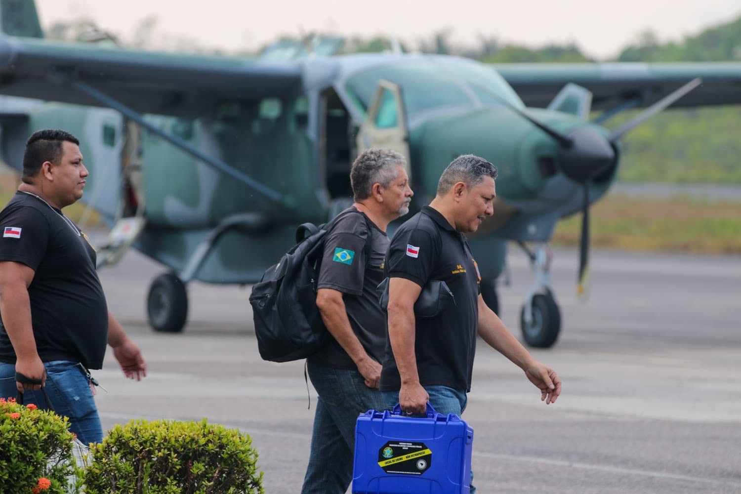 Investigadores do acidente aéreo que ocorreu no Amazonas