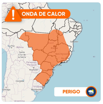 Mapa de onda de calor