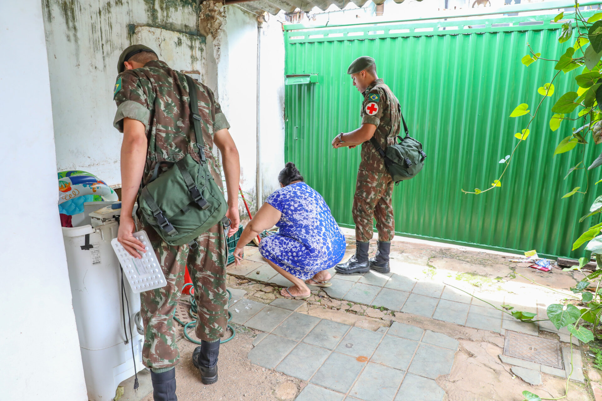 Militares em residência no DF