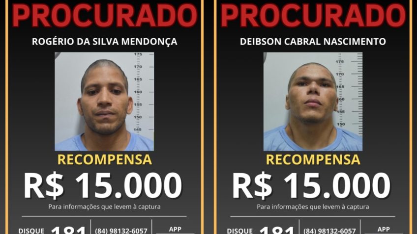 Cartazes dos fugitivos de Mossoró