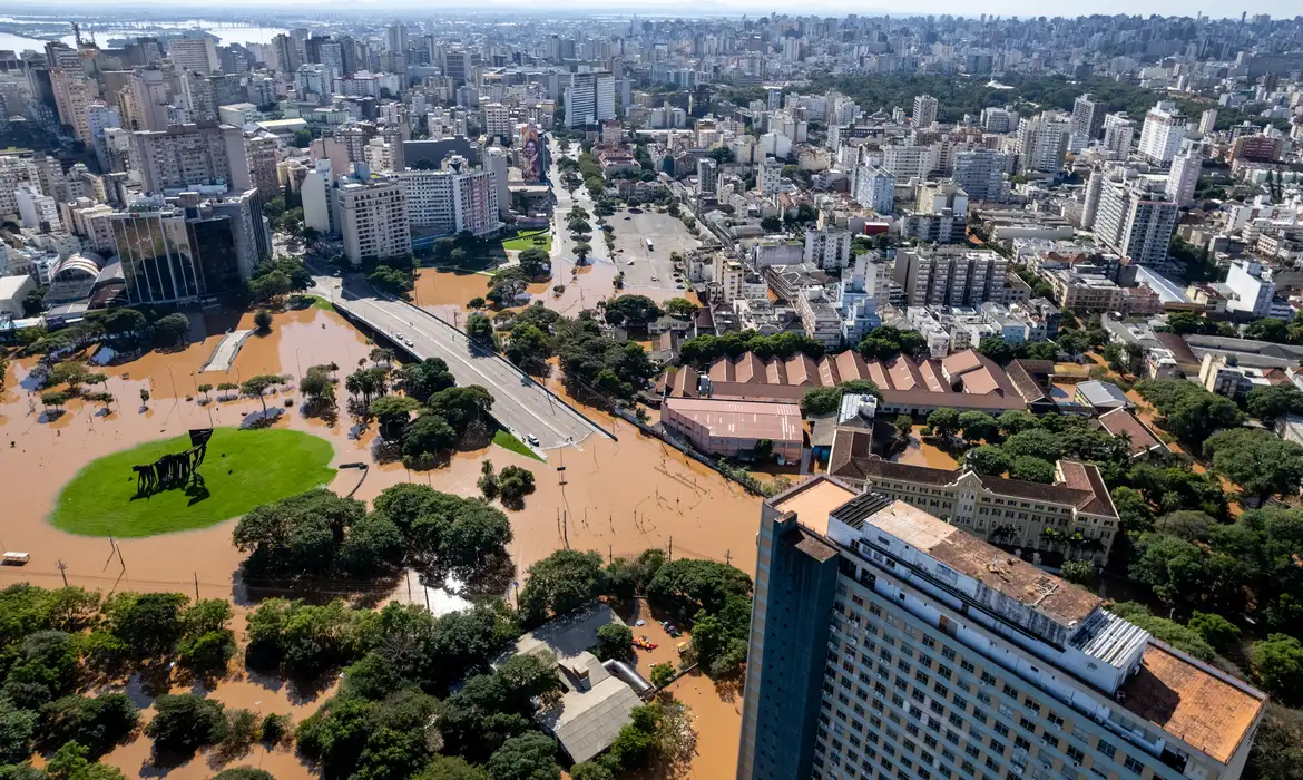 Porto Alegre alagada