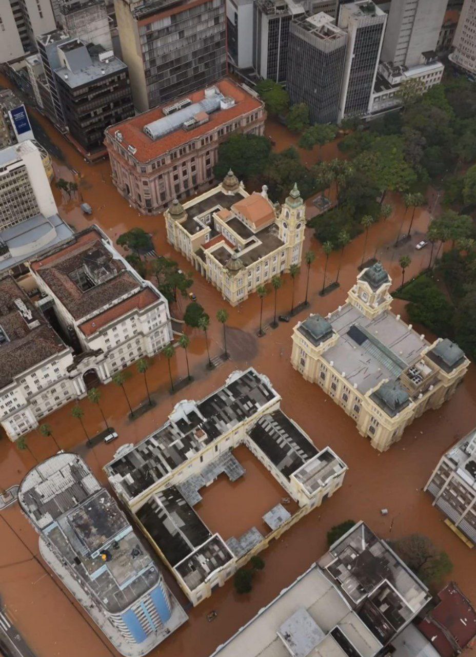 Porto Alegre alagada