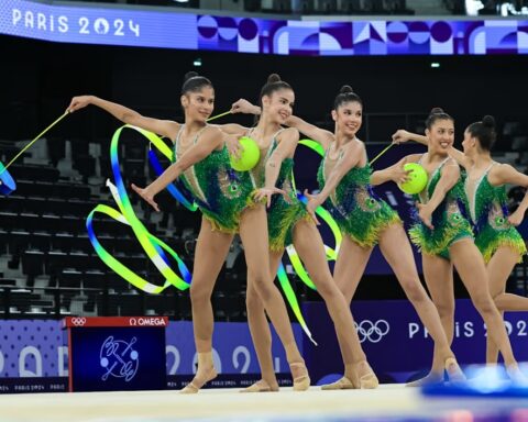 Conjunto de ginástica rítmica brasileiro