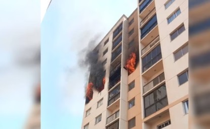 Incêndio mata casal e bebê