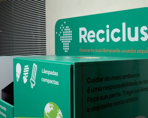 Coletores para reciclagem de lâmpadas disponíveis gratuitamente na região Centro-Oeste